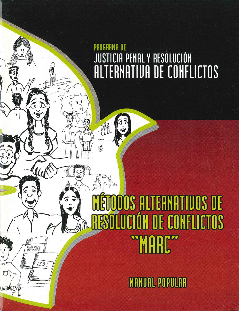 Manual Popular Métodos Alternativos de Resolución de Conflictos MARC ICCPG